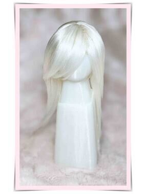 BJD Smart Doll 1/3 Volks Dollfie Dream SD DD Shaggy Pearl White FCS Wig 8/9
